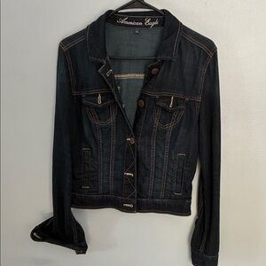 American Eagle Dark Blue Denim Jacket